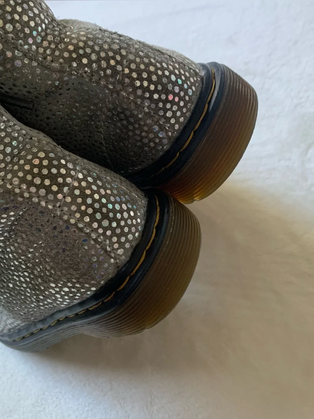 Dr. Martens Pascal Iridescent Toddler Boots Size 9